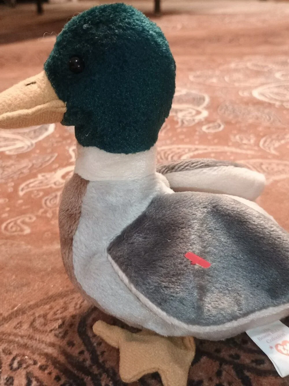 Ty Beanie Babies Jake the Mallard Duck Plush